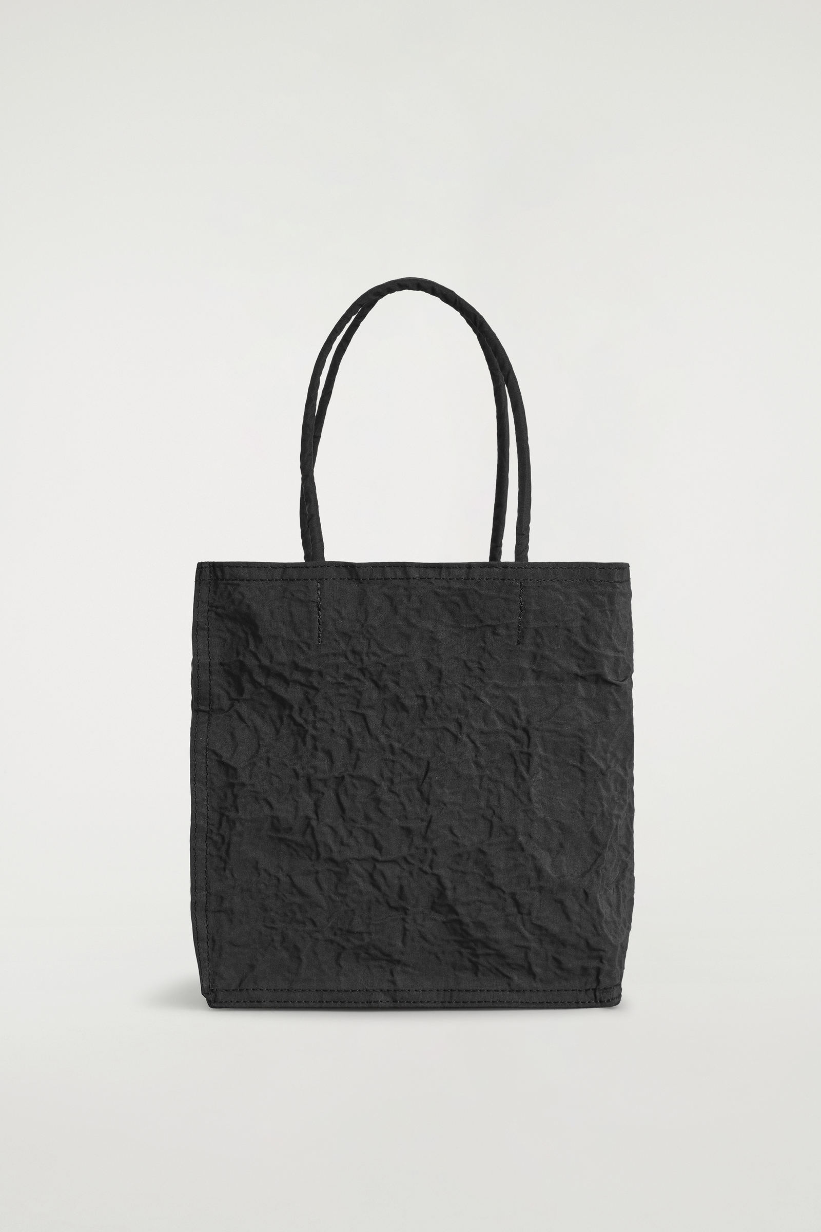 シワ加工 ミニトートバッグ 